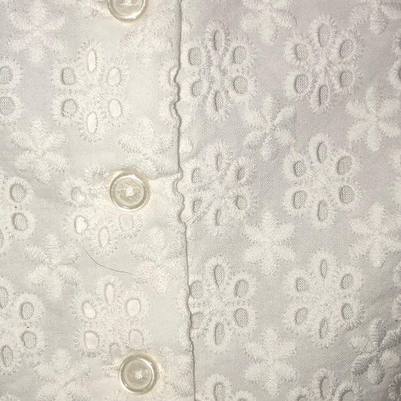 RALPH LAUREN EYELET TUNIC & PINK GINGHAM LEGGINGS - Picture 4 of 5